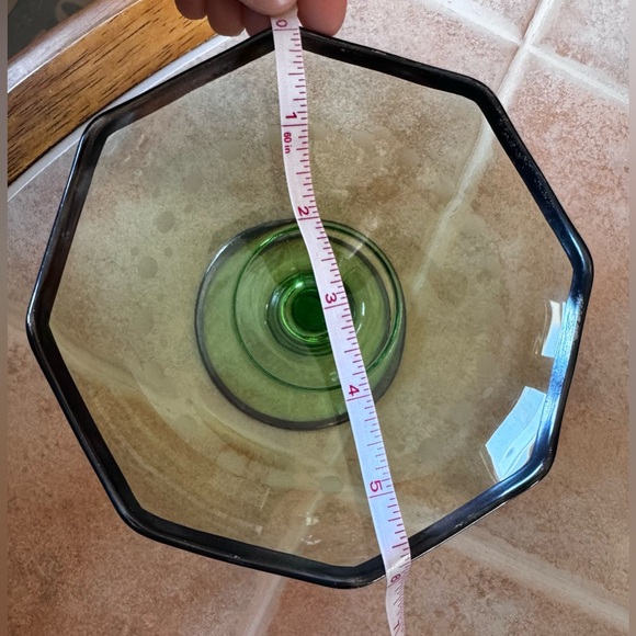 Vintage Green Depression Glass Compote Dish✨ - Picture 7 of 13